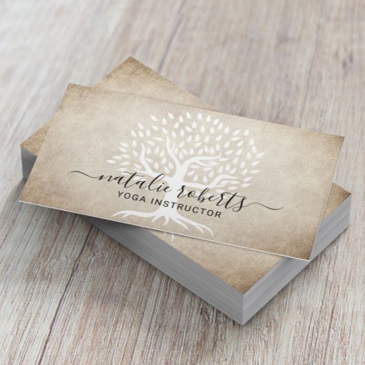 Yoga Instructor  Tree Wellness Spa Visitekaartje