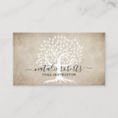 Yoga Instructor  Tree Wellness Spa Visitekaartje (Voorkant)