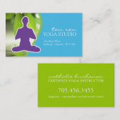Yoga Instructor Visitekaartje (Voorkant / Achterkant)