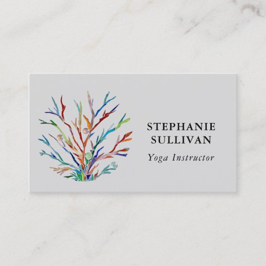 Yoga Instructor Visitekaartje (Voorkant)