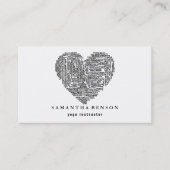 Yoga Instructor Visitekaartje (Voorkant)