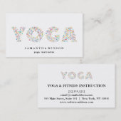 Yoga Instructor Visitekaartje (Voorkant / Achterkant)
