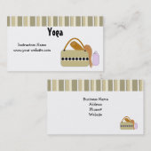 Yoga Instructor Visitekaartje (Voorkant / Achterkant)