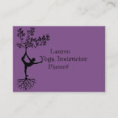 Yoga Instructor Visitekaartje (Voorkant)