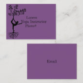 Yoga Instructor Visitekaartje (Voorkant / Achterkant)