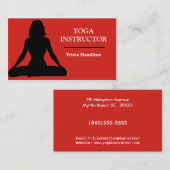 Yoga Instructor Visitekaartje (Voorkant / Achterkant)