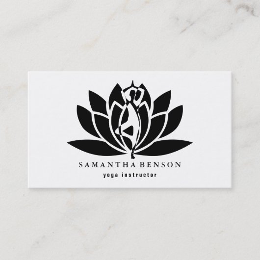 Yoga Instructor Visitekaartje (Voorkant)