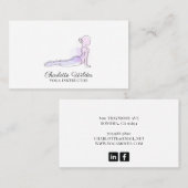 Yoga Instructor Visitekaartje (Voorkant / Achterkant)