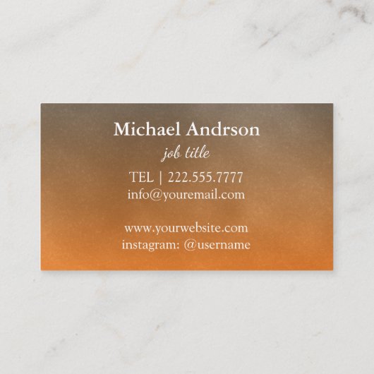 Yoga Instructor Visitekaartje (Achterkant)