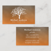 Yoga Instructor Visitekaartje (Voorkant / Achterkant)