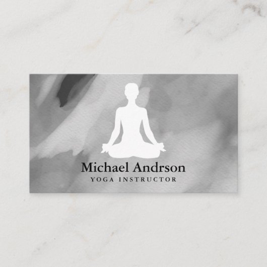 Yoga Instructor Visitekaartje (Voorkant)