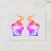 Yoga Instructor Visitekaartje (Achterkant)