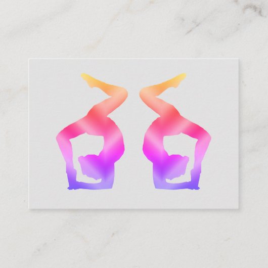 Yoga Instructor Visitekaartje (Achterkant)