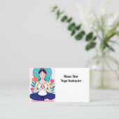 Yoga Instructor Visitekaartje (Staand voorkant)