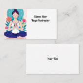 Yoga Instructor Visitekaartje (Voorkant / Achterkant)