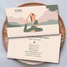 Yoga Instructor Visitekaartje