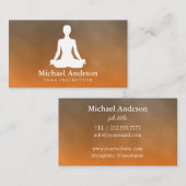 Yoga Instructor Visitekaartje (Voorkant / Achterkant)