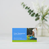 Yoga Instructor Visitekaartje (Staand voorkant)