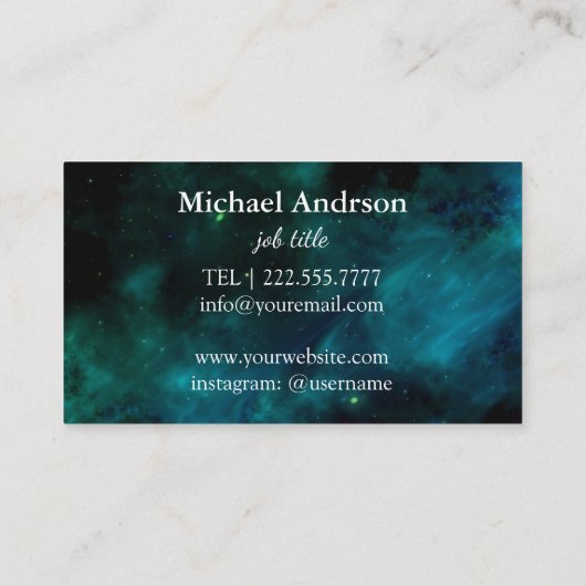 Yoga Instructor Visitekaartje (Achterkant)