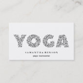Yoga Instructor Visitekaartje (Voorkant)