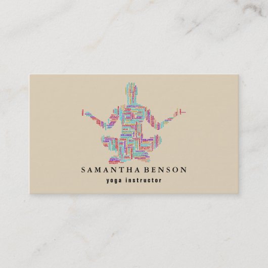 Yoga Instructor Visitekaartje (Voorkant)