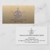 Yoga Instructor Visitekaartje (Voorkant / Achterkant)