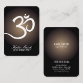 Yoga Instructor Visitekaartjes (Voorkant / Achterkant)