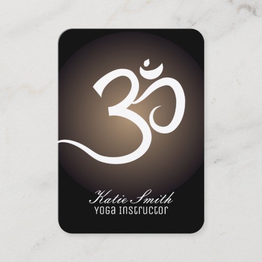 Yoga Instructor Visitekaartjes (Voorkant)