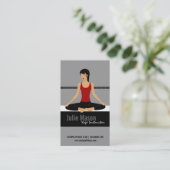 Yoga Instructor Visitekaartjes (Staand voorkant)