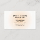 Yoga Instructor Visitekaartjes (Achterkant)