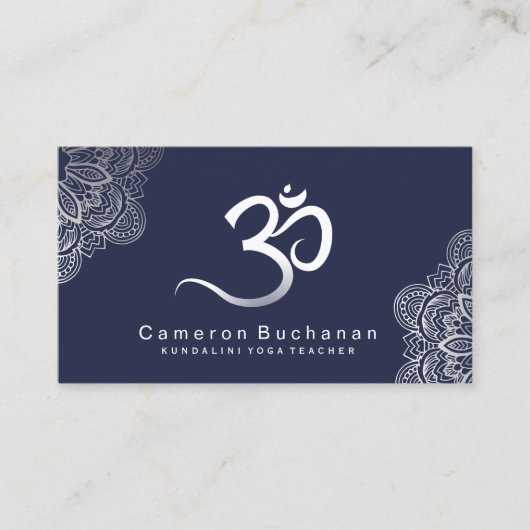 Yoga Instructor Visitekaartjes (Voorkant)