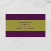 Yoga Instructor Visitekaartjes (Achterkant)