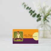 Yoga Instructor Visitekaartjes (Staand voorkant)