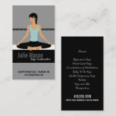 Yoga Instructor Visitekaartjes (Voorkant / Achterkant)