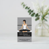Yoga Instructor Visitekaartjes (Staand voorkant)