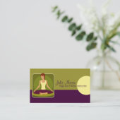 Yoga Instructor Visitekaartjes (Staand voorkant)