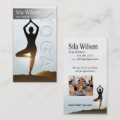 Yoga Instructor, Yoga Class Visitekaartje (Voorkant / Achterkant)
