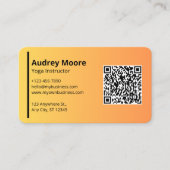 Yoga Instructor Yoga Studios Professional Visitekaartje (Voorkant)