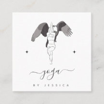 Yoga Instructor Yogi & Eagle Pose Sparkle Elegant