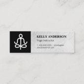 Yoga Instructor | Yogi Mini Visitekaartje (Voorkant)