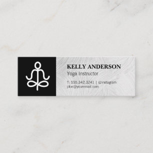 Yoga Instructor   Yogi Mini Visitekaartje
