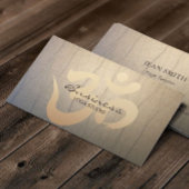 Yoga Instructor  Zen Papier OM Symbool Visitekaartje