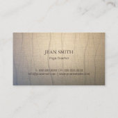 Yoga Instructor  Zen Papier OM Symbool Visitekaartje (Achterkant)