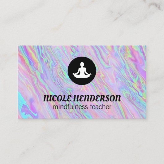 Yoga Instructor | Zitpels Visitekaartje (Voorkant)