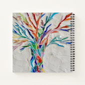 Yoga-instructrice Boom des Levens Notitieboek (Achterkant)