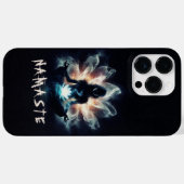 Yoga-instructrice Meditatiehouding Glanzende Nevel Case-Mate iPhone Case (Achterkant (horizontaal))