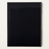 Yoga-instructrice Meditatiehouding Glanzende Nevel Planner (Achterkant)