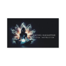 Yoga-instructrice Meditatiehouding Glanzende Nevel