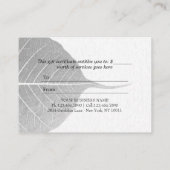 Yoga-instructrice meditatiehouding gloeiende mist  kortingskaartje (Achterkant)