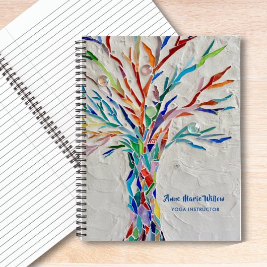 Yoga-instructrice Spiraal Notebook Notitieboek